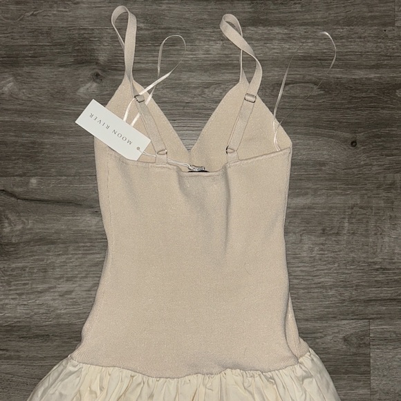 Moon River Cream Sleeveless Dress - Picture 10 of 11